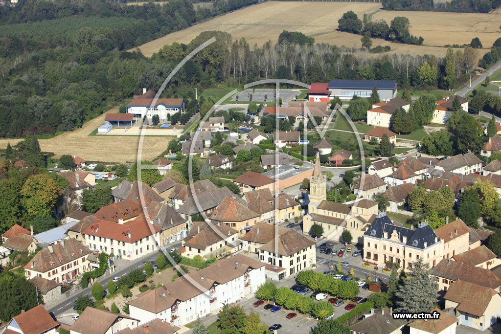 Photo arienne de Aoste