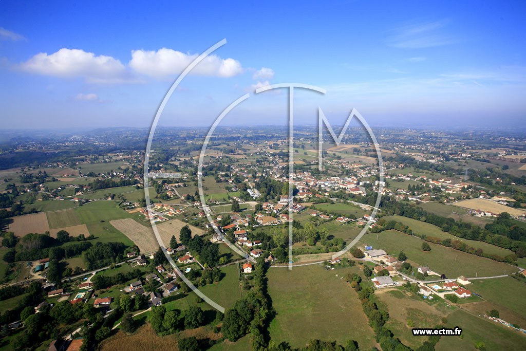 Photo arienne de La Btie-Montgascon