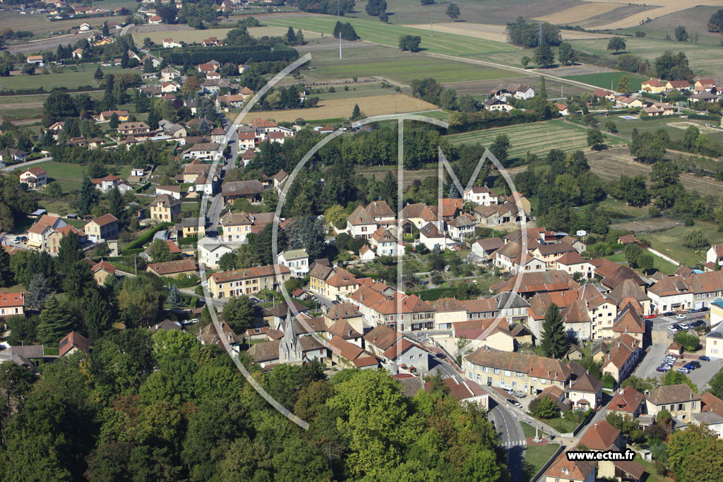 Photo arienne de La Btie-Montgascon