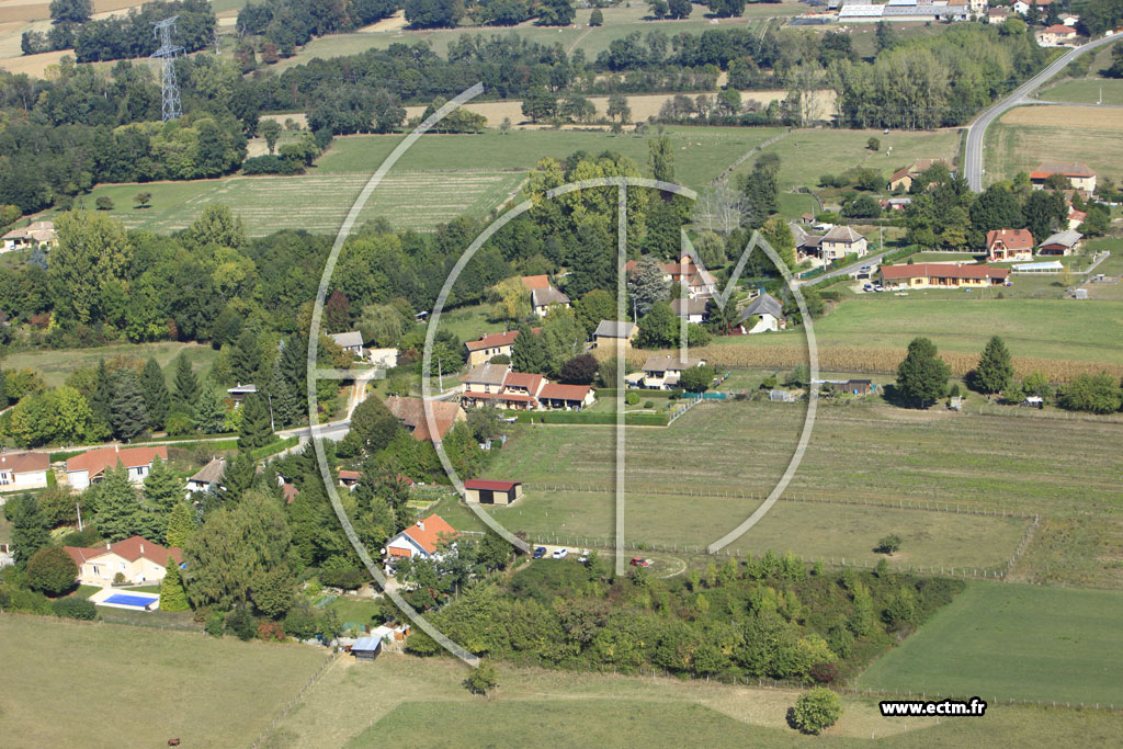 Photo arienne de La Chapelle-de-la-Tour (Les Palleteaux)