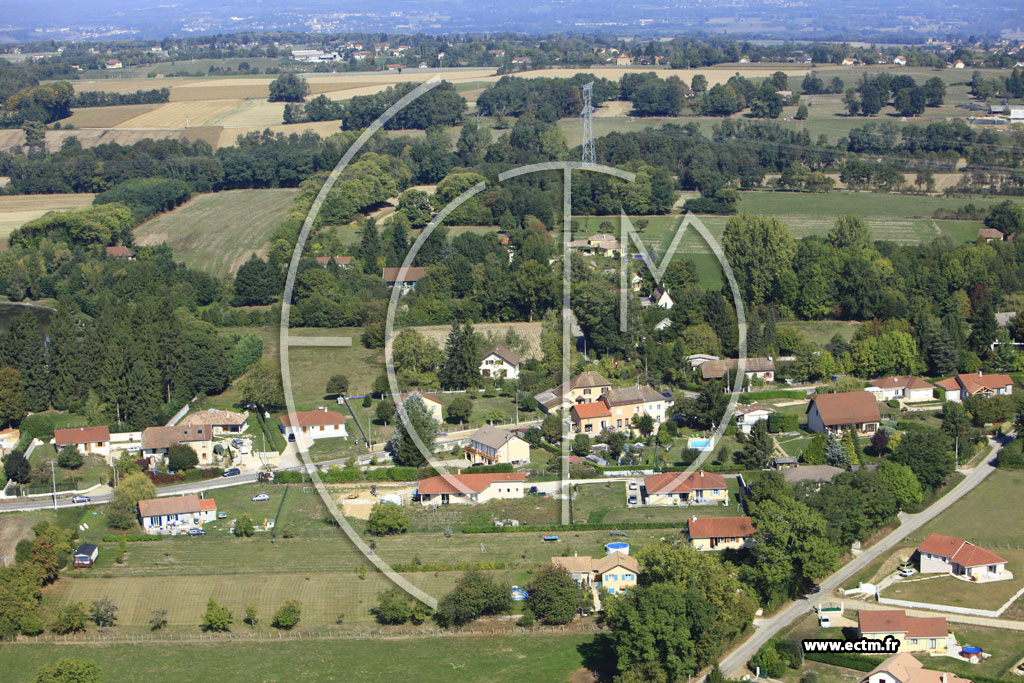 Photo arienne de La Chapelle-de-la-Tour (Les Palleteaux)