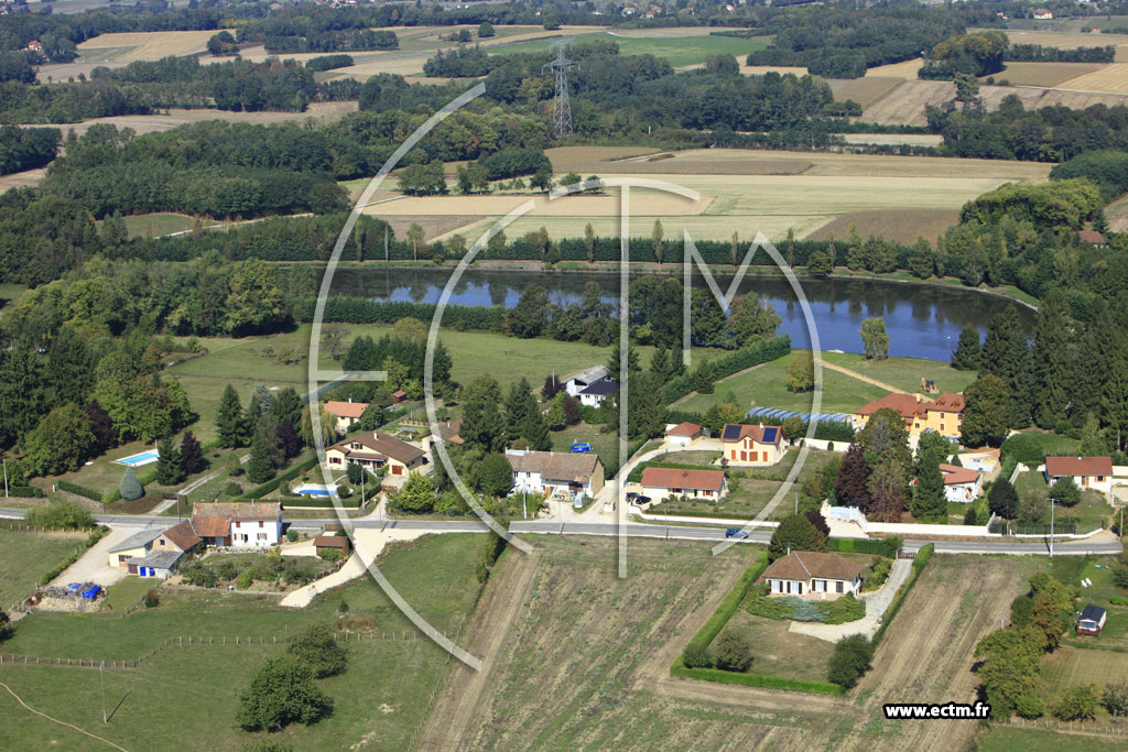 Photo arienne de La Chapelle-de-la-Tour (Les Palleteaux)