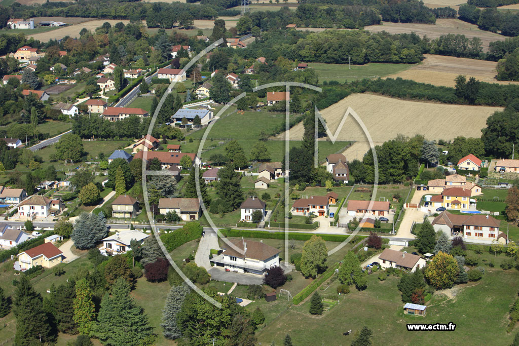 Photo arienne de La Chapelle-de-la-Tour (Les Palleteaux)