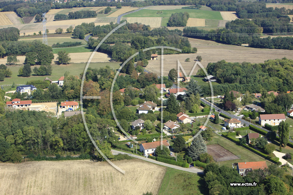 Photo arienne de La Chapelle-de-la-Tour (Les Palleteaux)