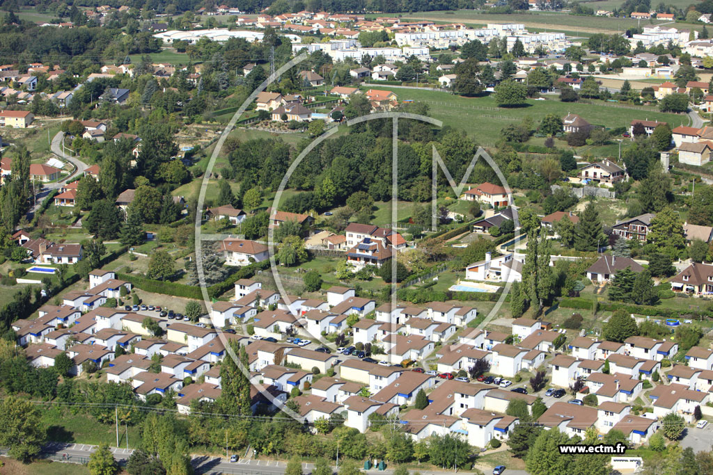 Photo arienne de La Tour-du-Pin