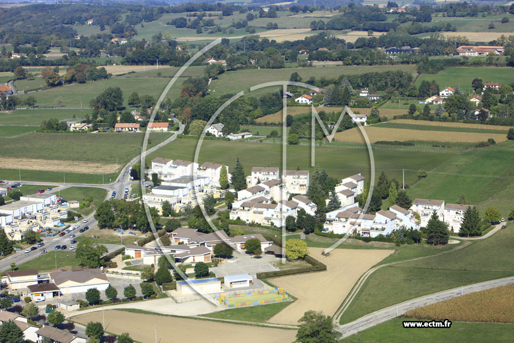 Photo arienne de La Tour-du-Pin