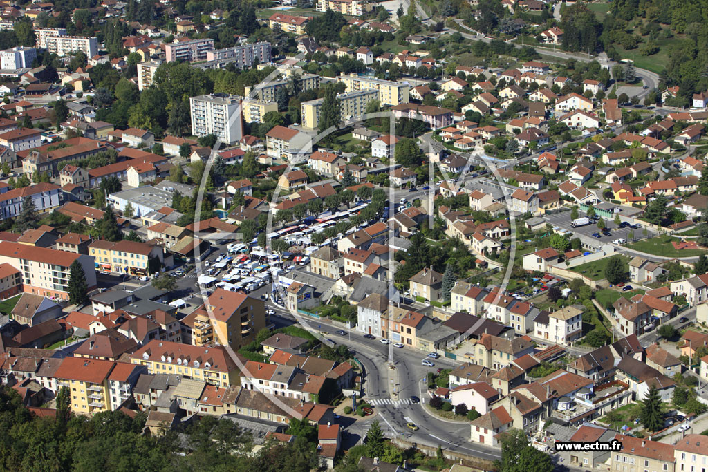 Photo arienne de La Tour-du-Pin