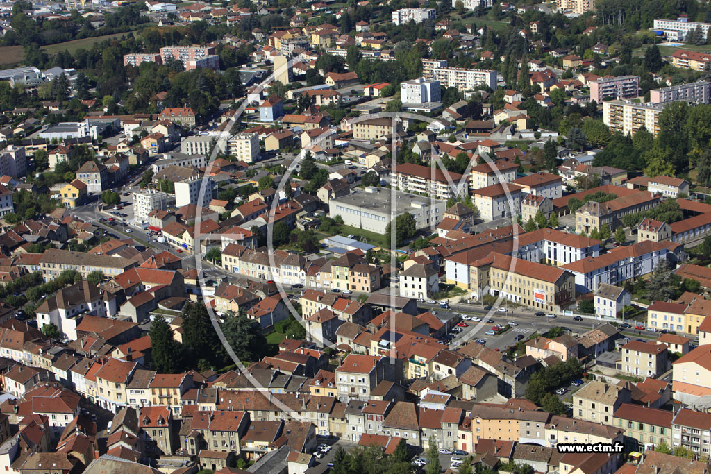 Photo arienne de La Tour-du-Pin