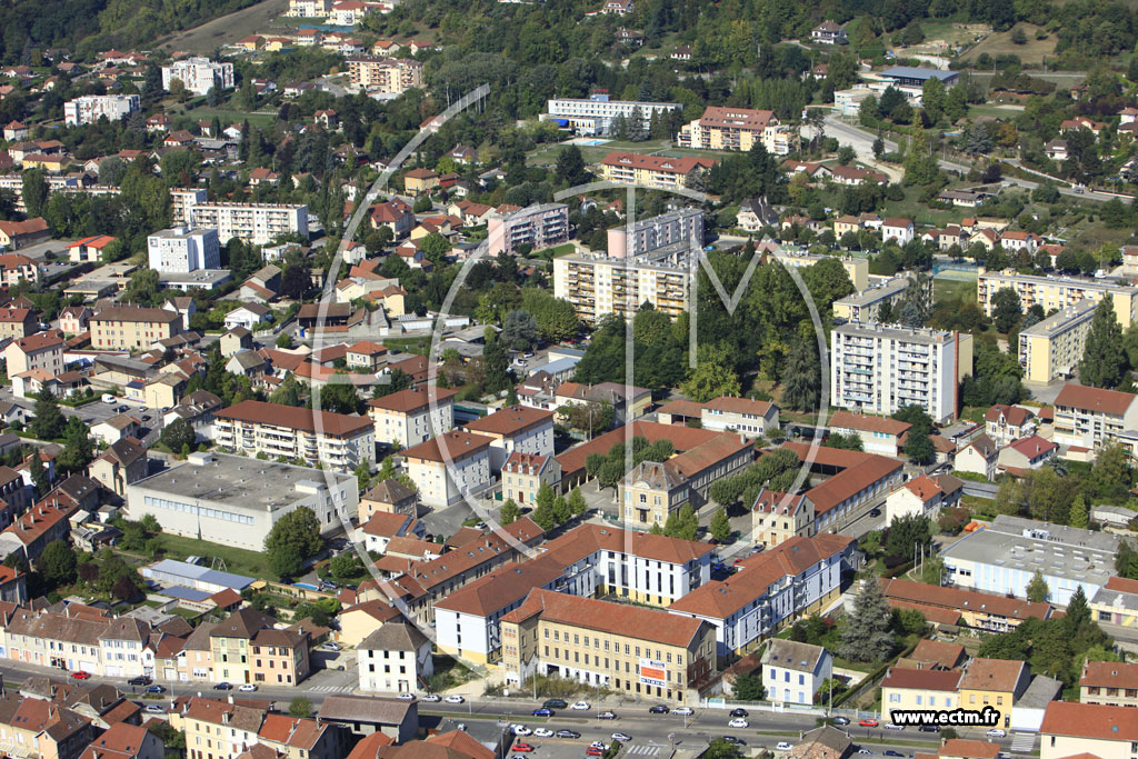 Photo arienne de La Tour-du-Pin