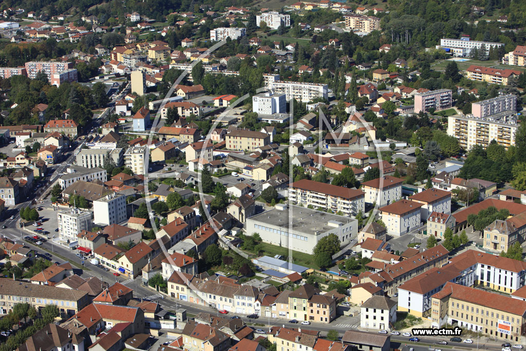 Photo arienne de La Tour-du-Pin