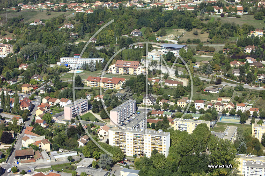 Photo arienne de La Tour-du-Pin
