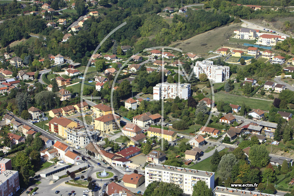Photo arienne de La Tour-du-Pin