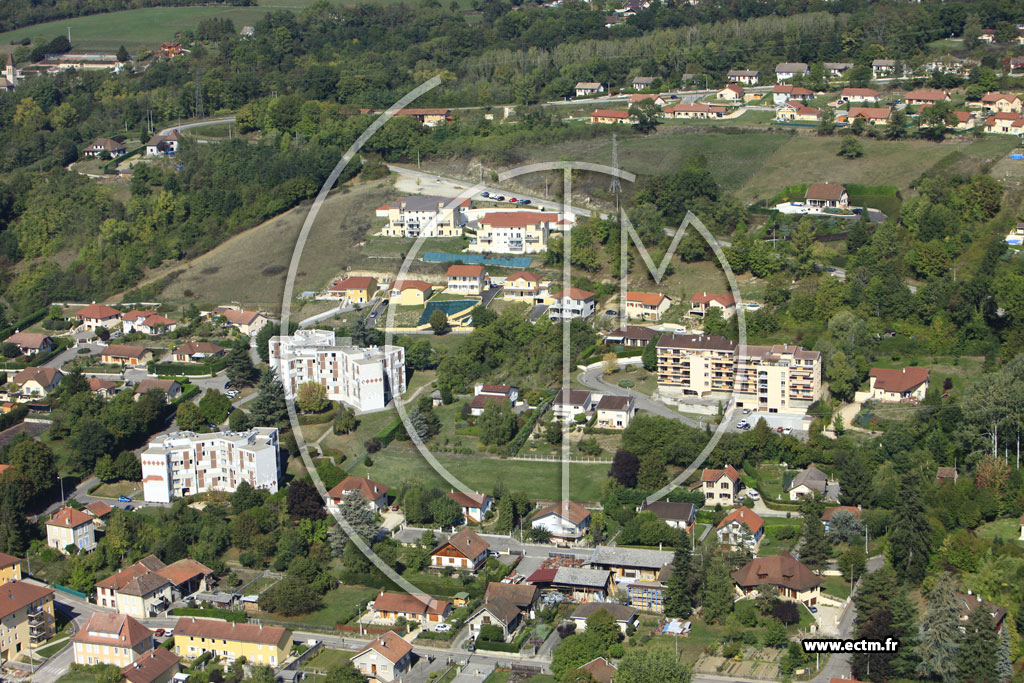 Photo arienne de La Tour-du-Pin