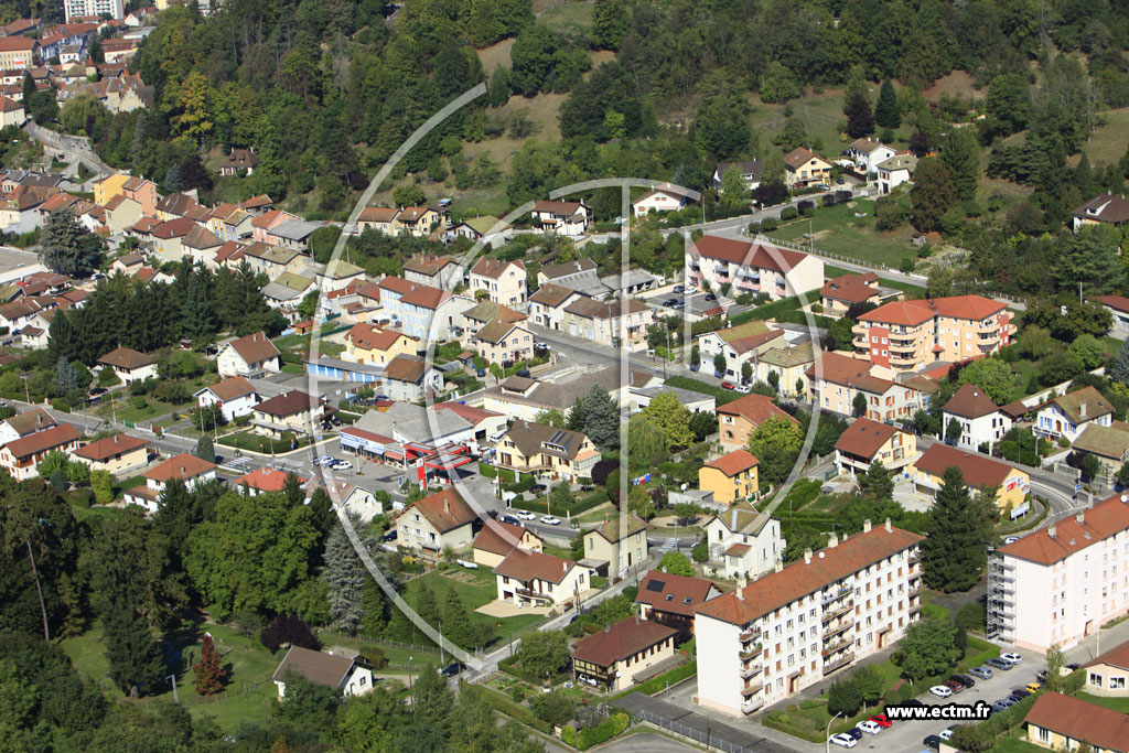 Photo arienne de La Tour-du-Pin