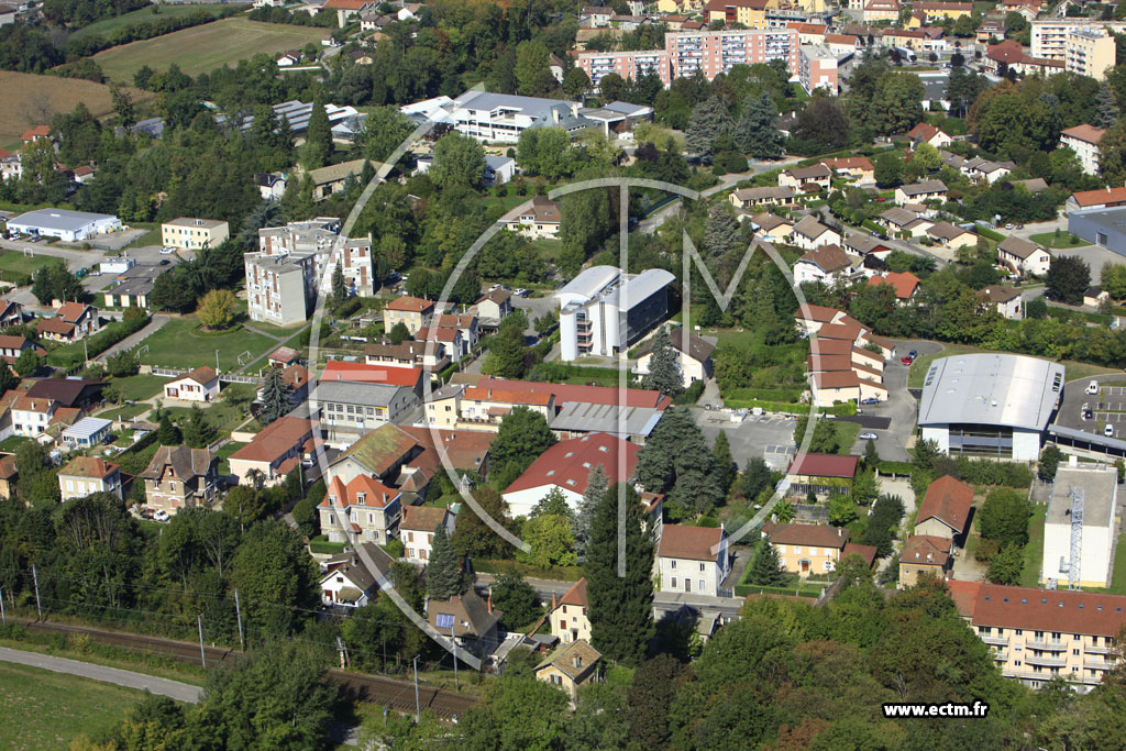 Photo arienne de La Tour-du-Pin