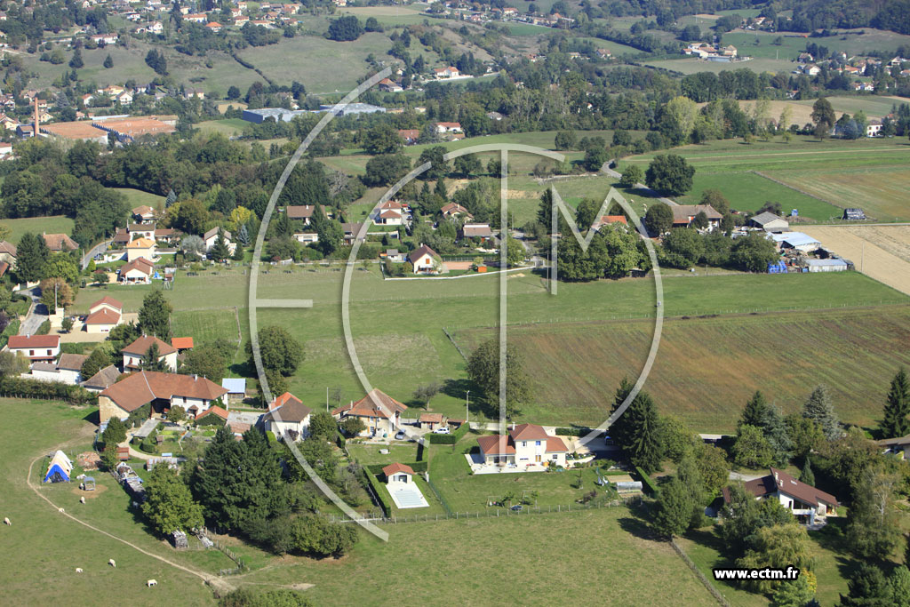 Photo arienne de La Tour-du-Pin