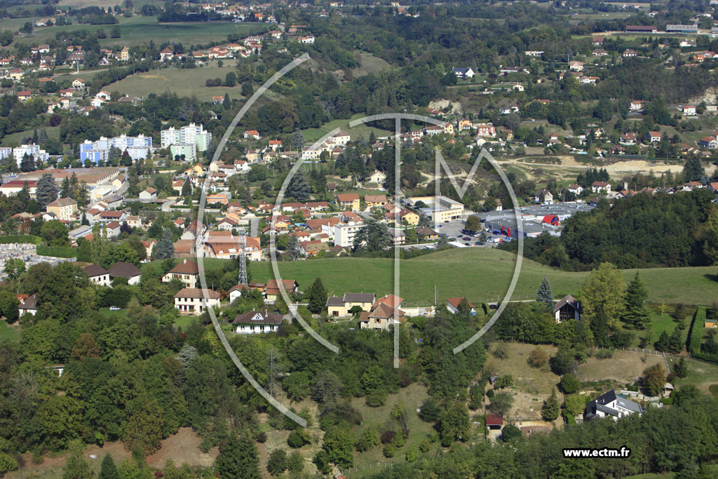 Photo arienne de La Tour-du-Pin