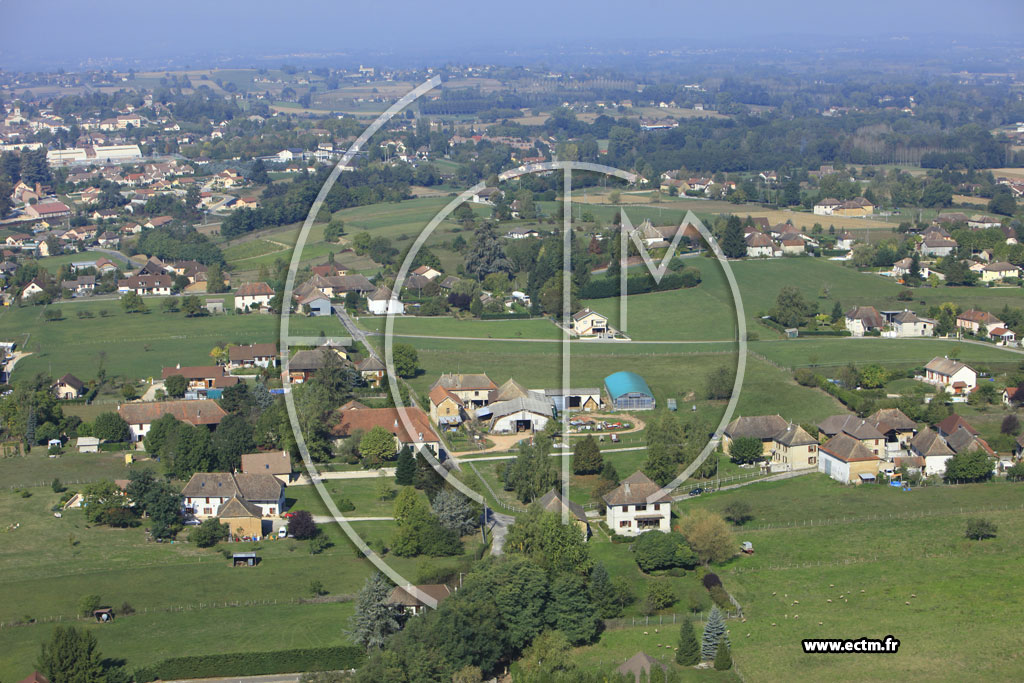 Photo arienne de Les Avenires (Le Chamolay)