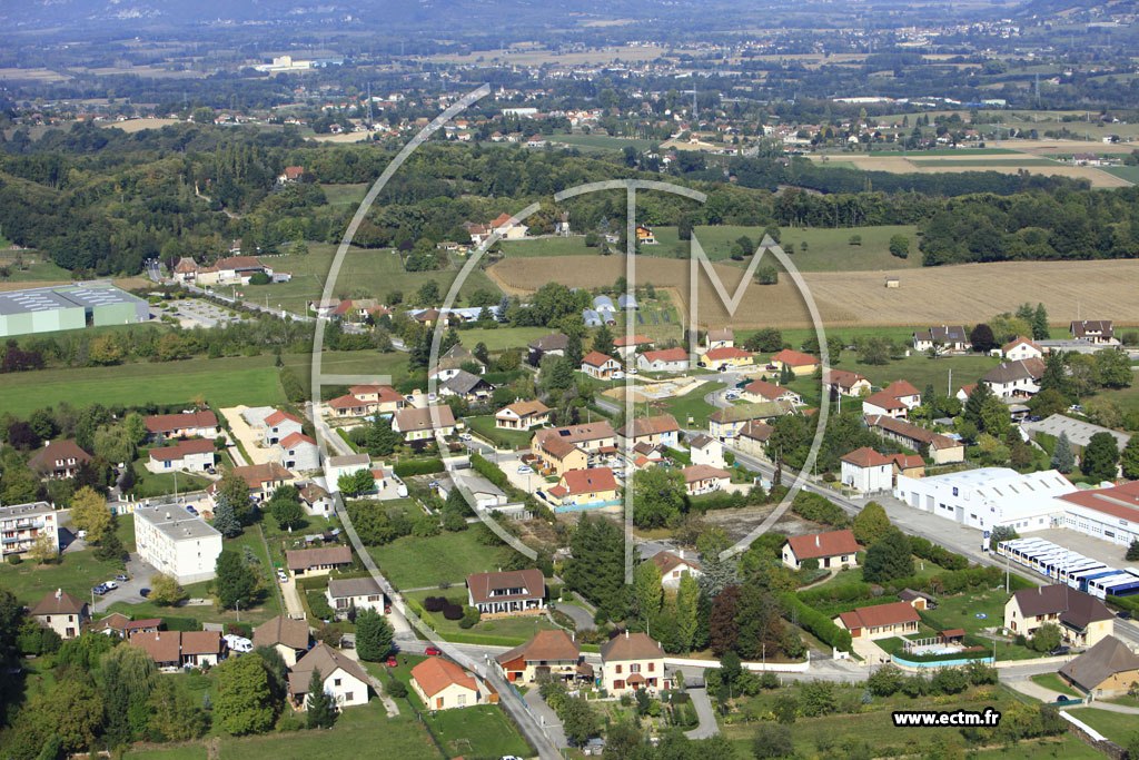 Photo arienne de Les Abrets
