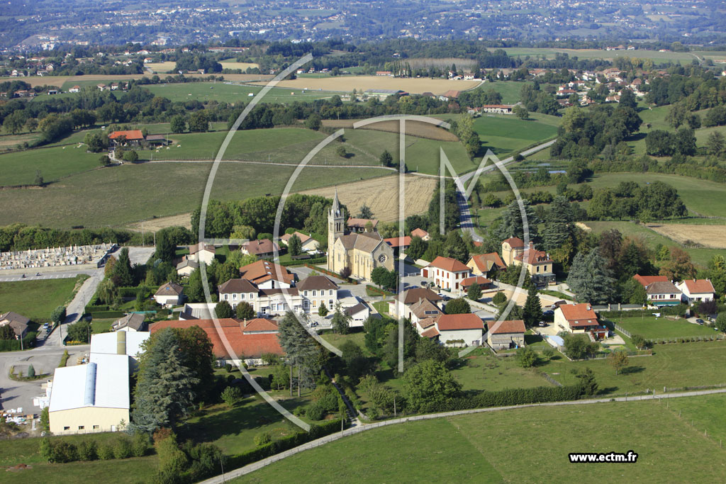 Photo arienne de Montagnieu