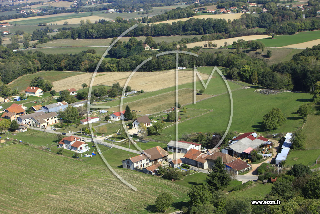 Photo arienne de Saint-Didier-de-La-Tour