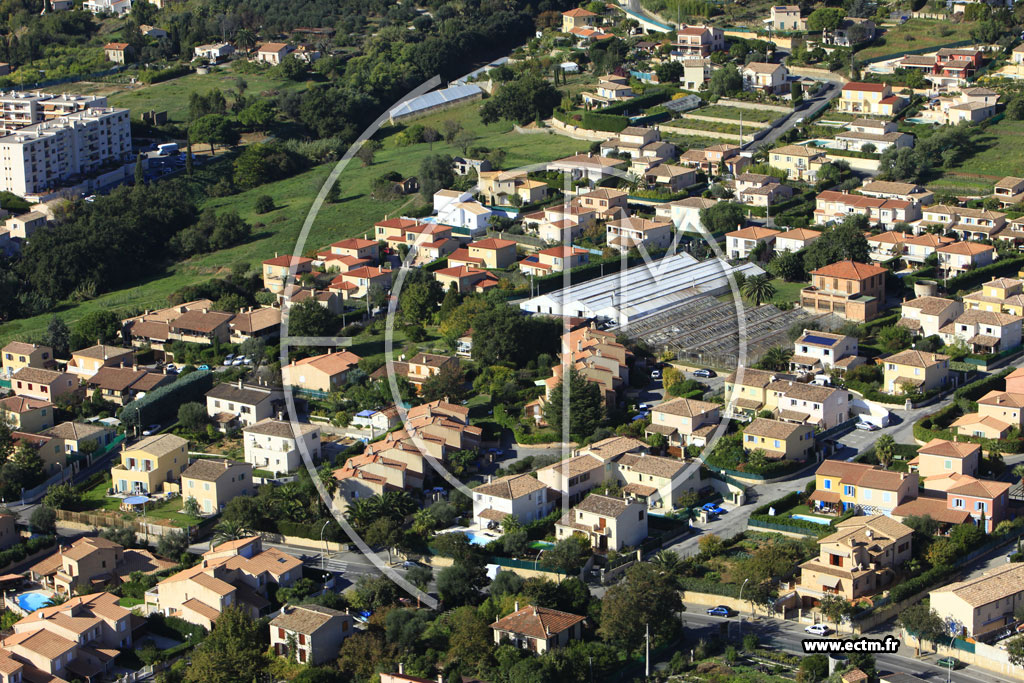 Photo arienne de Cagnes-sur-Mer