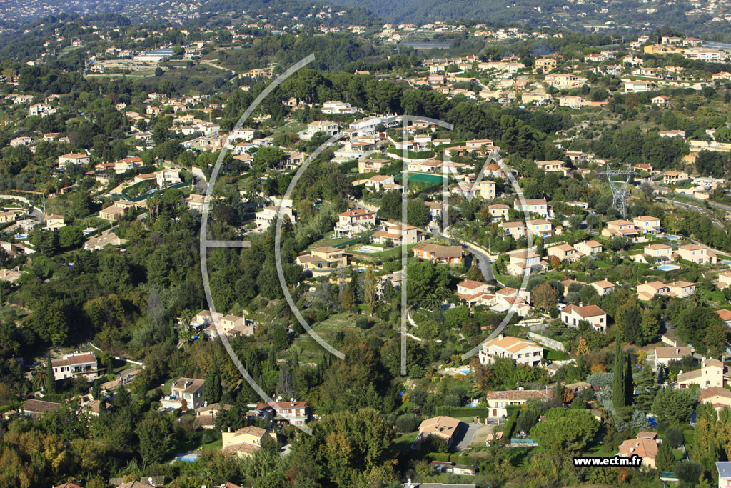 Photo arienne de Cagnes-sur-Mer (Alle des Presses)