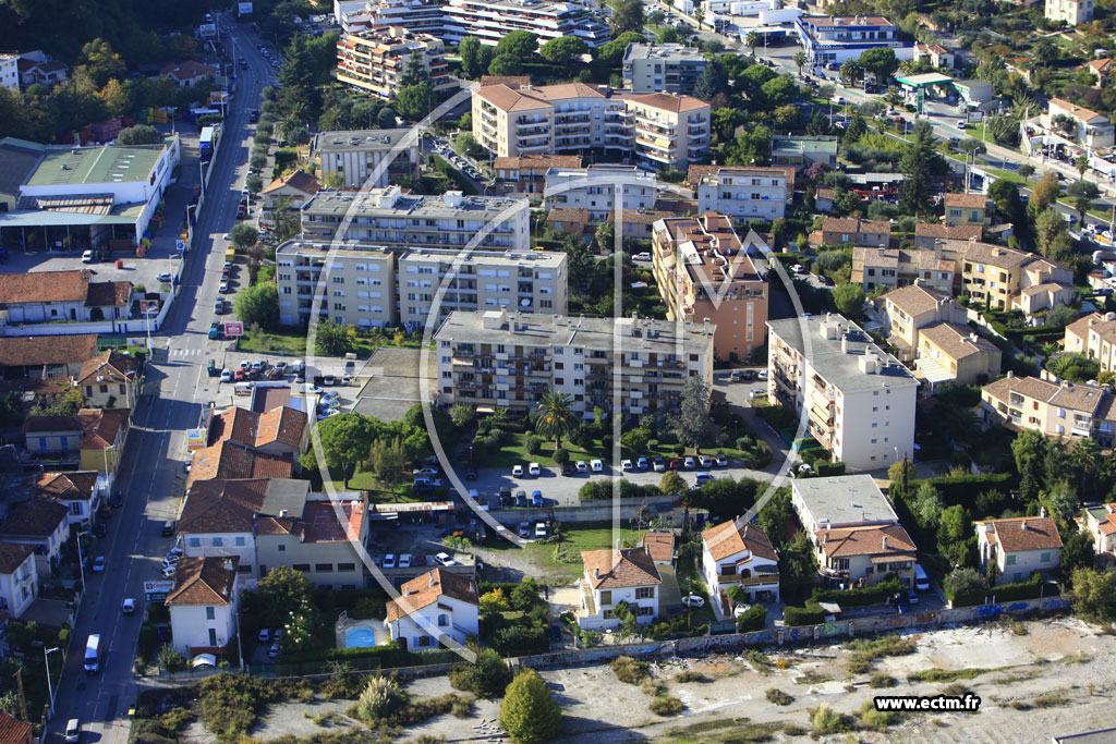 Photo arienne de Cagnes-sur-Mer (Avenue de Grasse)