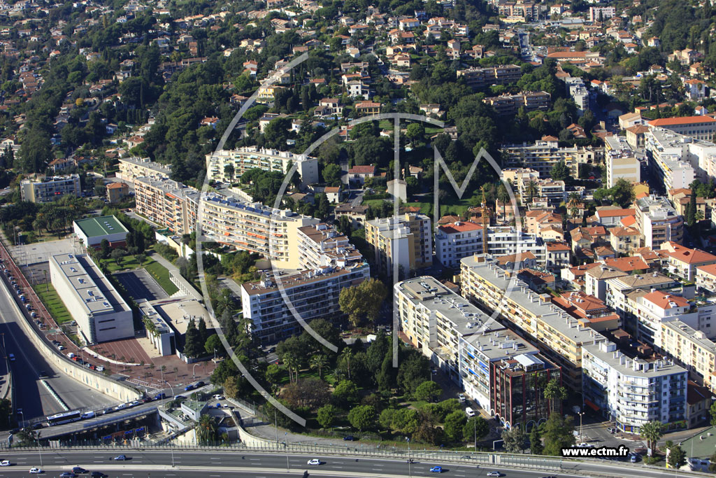 Photo arienne de Cagnes-sur-Mer (Avenue de la  Gare)
