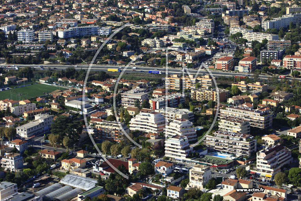 Photo arienne de Cagnes-sur-Mer (Avenue de Nice)