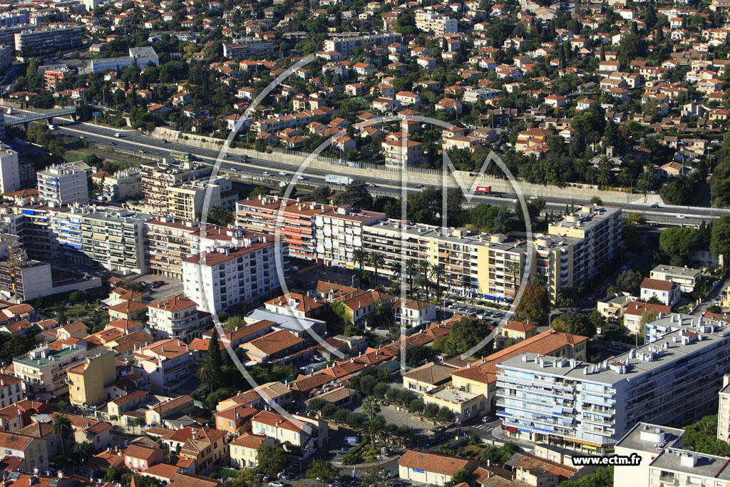 Photo arienne de Cagnes-sur-Mer (Avenue de Nice)