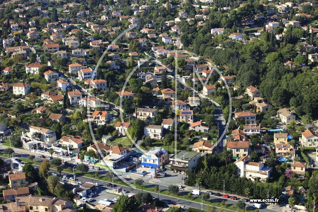 Photo arienne de Cagnes-sur-Mer (Avenue des Alpes)