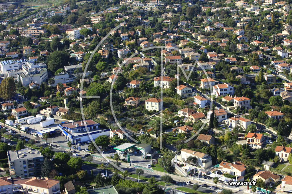 Photo arienne de Cagnes-sur-Mer (Avenue des Alpes)