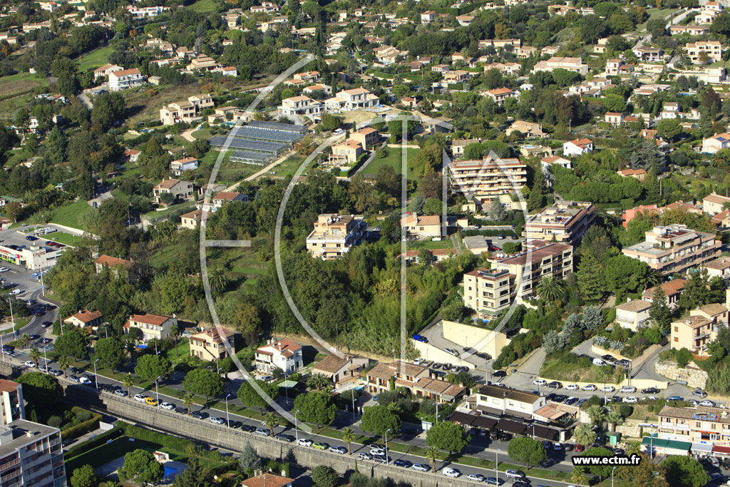 Photo arienne de Cagnes-sur-Mer (Avenue des Alpes)