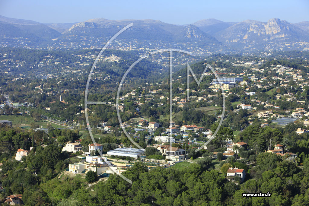 Photo arienne de Cagnes-sur-Mer (Avenue des Alpes)