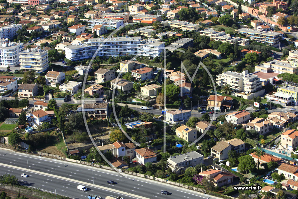 Photo arienne de Cagnes-sur-Mer (Avenue des Chnes)