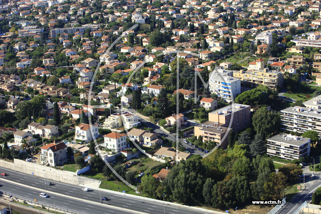 Photo arienne de Cagnes-sur-Mer (Avenue des Chnes)