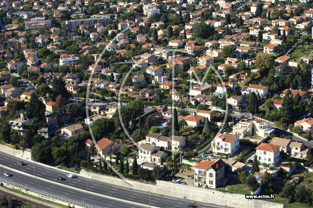 Photo arienne de Cagnes-sur-Mer (Avenue des Chnes)