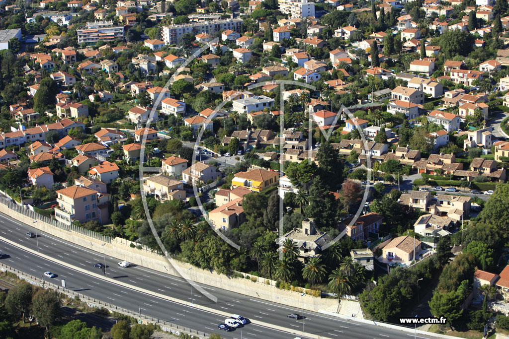 Photo arienne de Cagnes-sur-Mer (Avenue des Chnes)