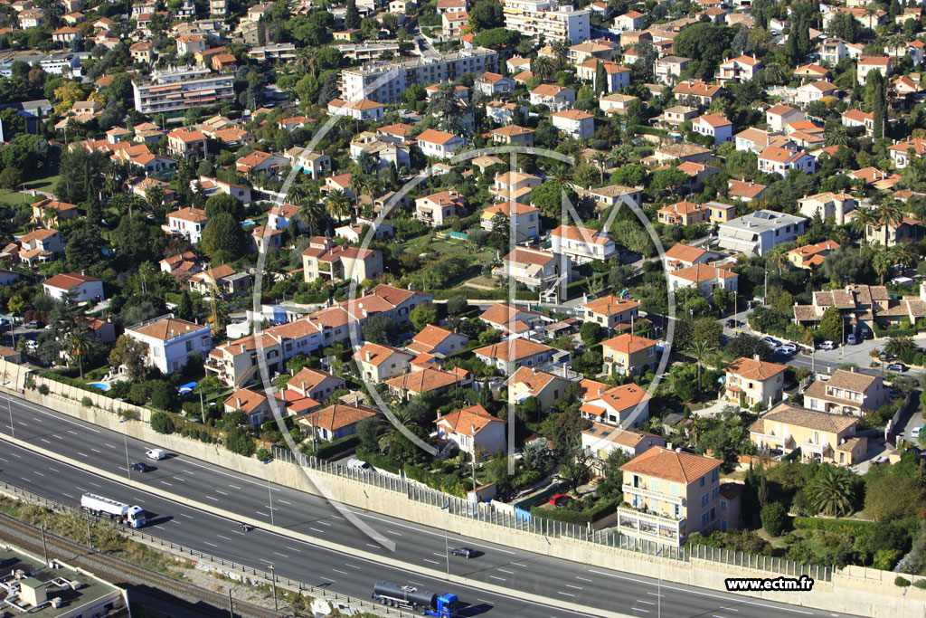 Photo arienne de Cagnes-sur-Mer (Avenue des Chnes)