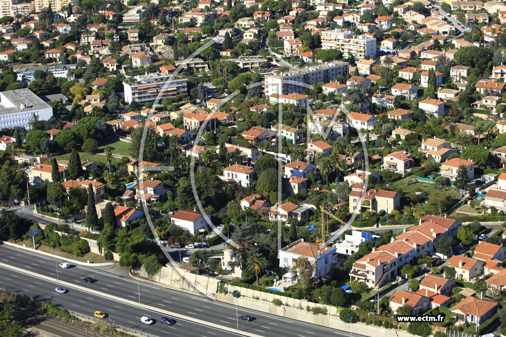 Photo arienne de Cagnes-sur-Mer (Avenue des Chnes)