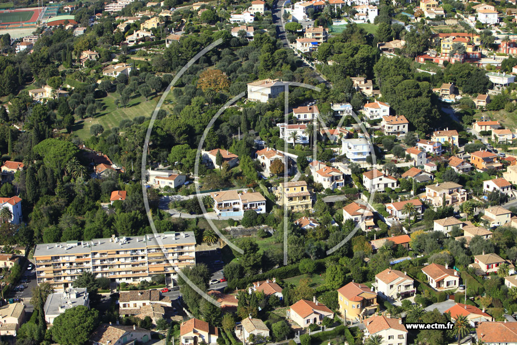 Photo arienne de Cagnes-sur-Mer (Avenue des Tuilires)