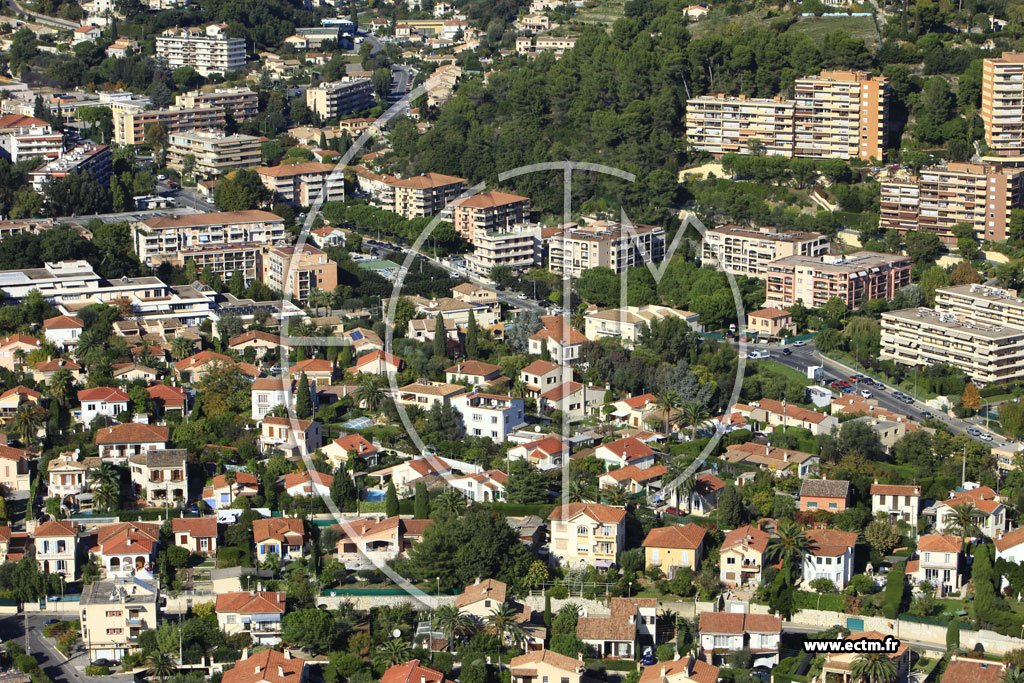 Photo arienne de Cagnes-sur-Mer (Avenue Ziem)