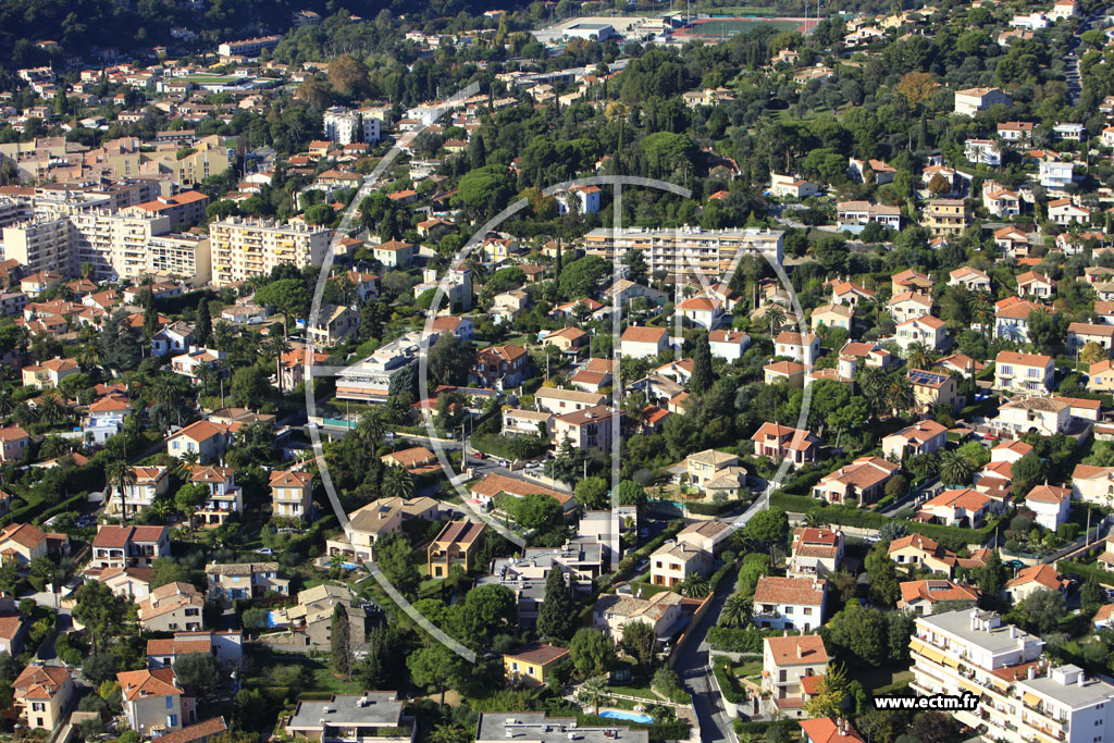 Photo arienne de Cagnes-sur-Mer (Avenue Ziem)