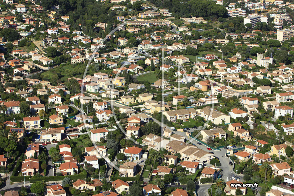 Photo arienne de Cagnes-sur-Mer (Avenue Ziem)