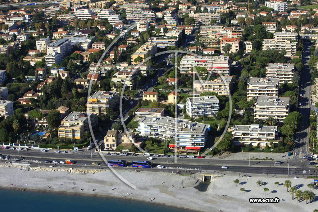 Photo arienne de Cagnes-sur-Mer (Boulevard de la Plage)