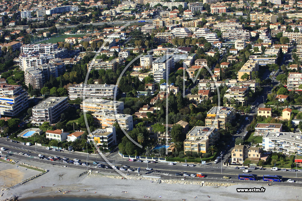 Photo arienne de Cagnes-sur-Mer (Boulevard de la Plage)