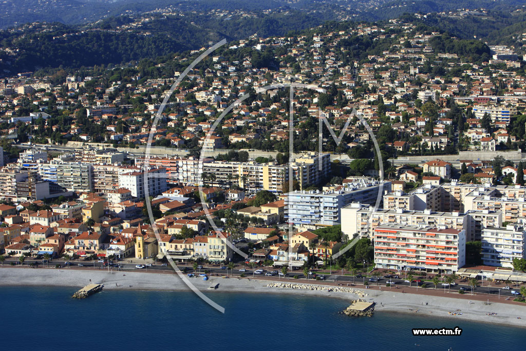 Photo arienne de Cagnes-sur-Mer (Boulevard de la Plage)