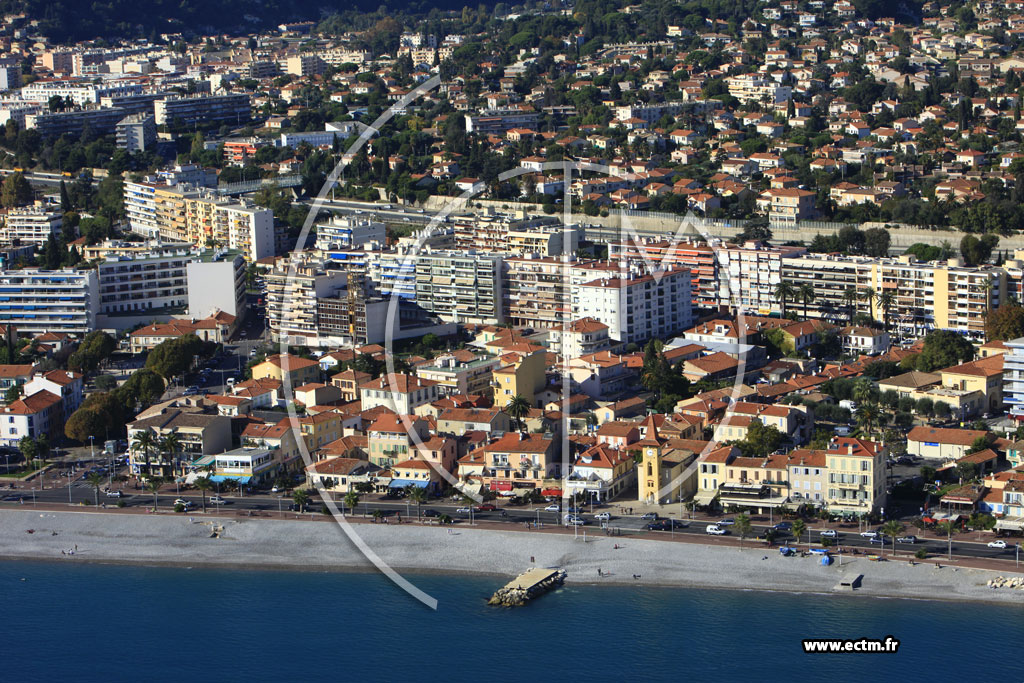 Photo arienne de Cagnes-sur-Mer (Boulevard de la Plage)