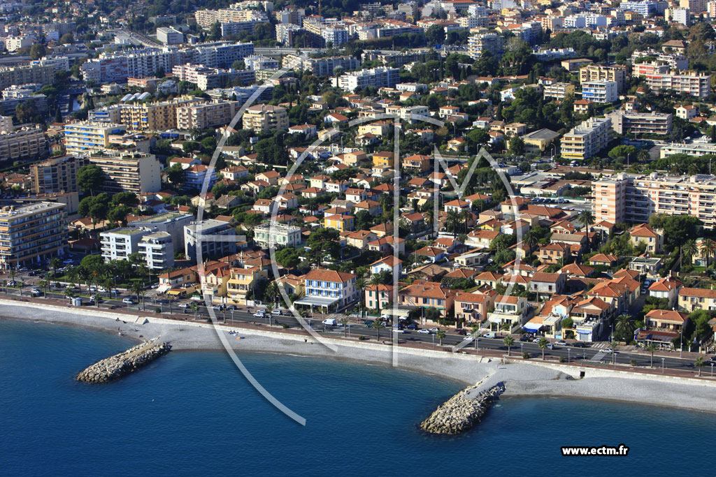 Photo arienne de Cagnes-sur-Mer (Boulevard de la Plage)